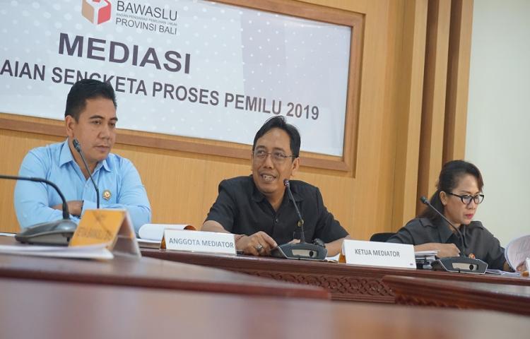 Bawaslu Bali Gelar Sidang Mediasi Gerindra dan KPU