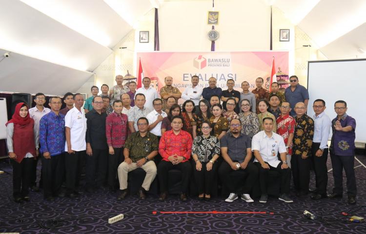 Bawaslu Bali Gelar evaluasi pengawasan Pilkada Provinsi Bali Tahun 2018