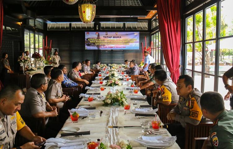 Bawaslu Bali Hadiri Kegiatan Tatap Muka dengan Kapolda Bali