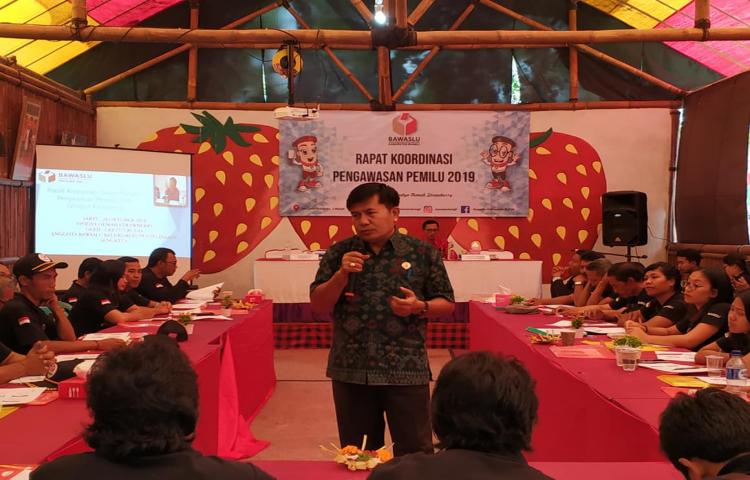 Rapat Koordinasi Pengawasan Pemilu Tahun 2019 Tahap I