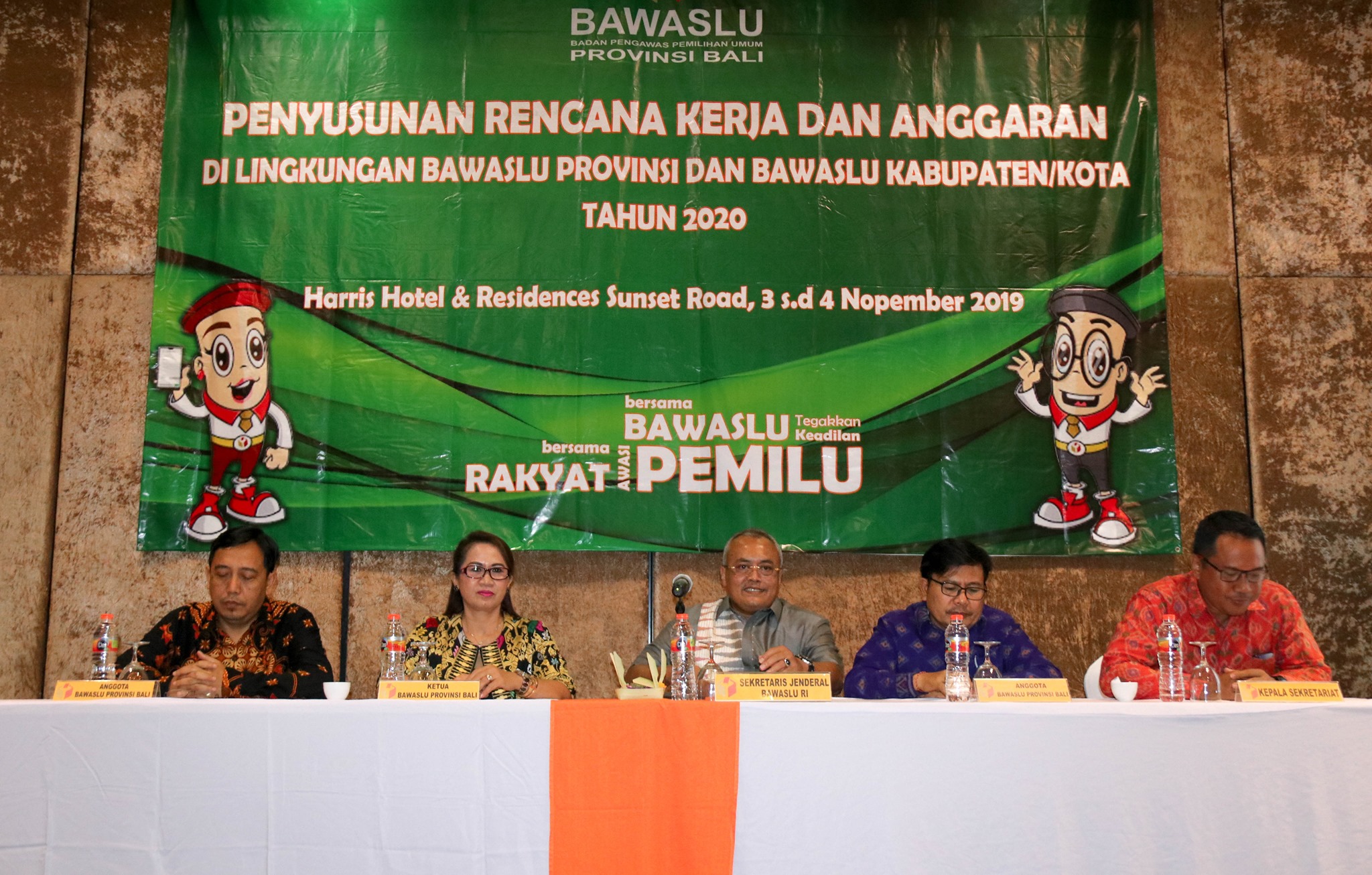 PENYUSUNAN RENCANA KERJA DAN ANGGARAN DI LINGKUNGAN BAWASLU PROVINSI DAN BAWASLU KABUPATEN KOTA TAHUN 2020