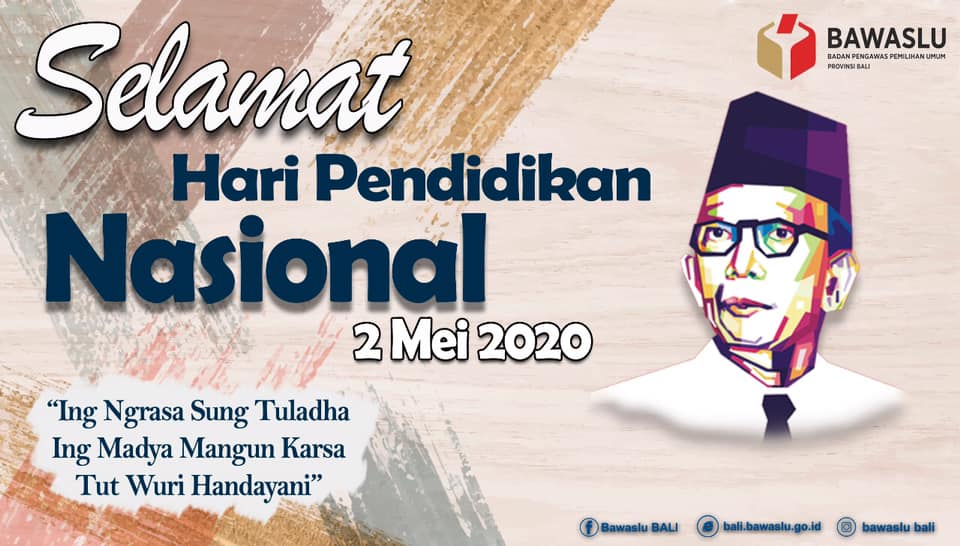 Selamat Hari Pendidikan Nasional 2 Mei 2020