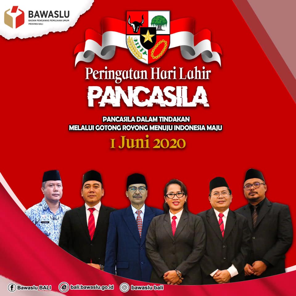 Selamat memperingati Hari Lahir Pancasila