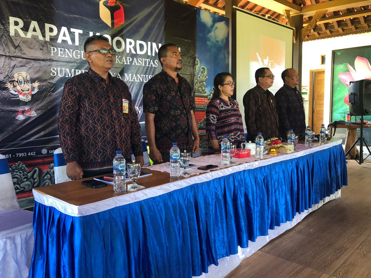 Ketua Bawaslu Provinsi Bali Menghadiri undangan Bawaslu Kabupaten Tabanan dalam acara Rapat Koordinasi Penguatan Kapasitas SDM dan Kelembagaan