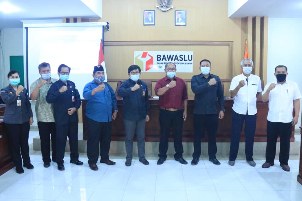 Audiensi Komisi Informasi Provinsi Bali terkait Keterbukaan Informasi Publik di Bawaslu Provinsi Bali