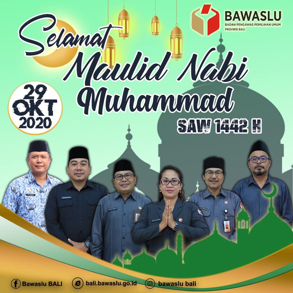 Selamat memperingati Maulid Nabi Muhammad SAW 1442 H