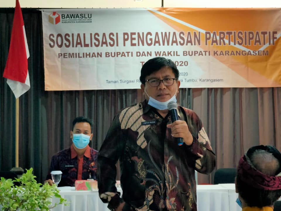 Rudia Berharap Masyarakat Bersinergi Dengan Bawaslu Terkait Informasi Dugaan Pelanggara Dalam Pelaksanaan Pilkada Serentak Tahun 2020