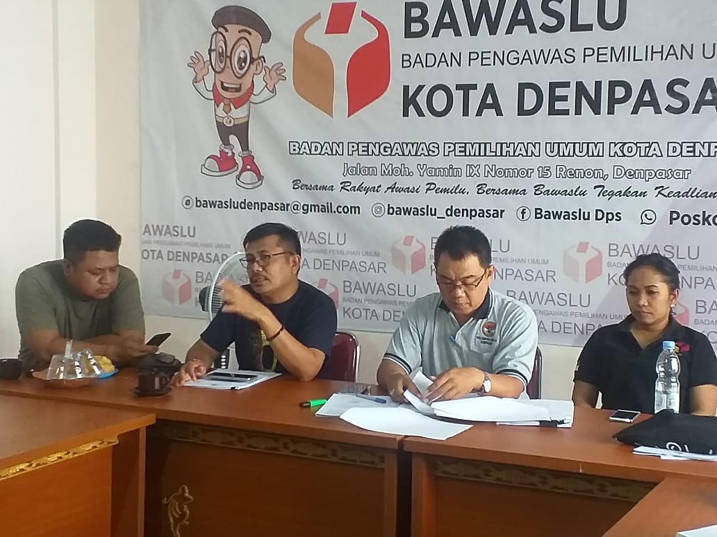 Bawaslu Provinsi Bali Hadiri Rapat Persiapan Rekrutmen Calon Pengawas Kelurahan/Desa atau PPL di Kota Denpasar