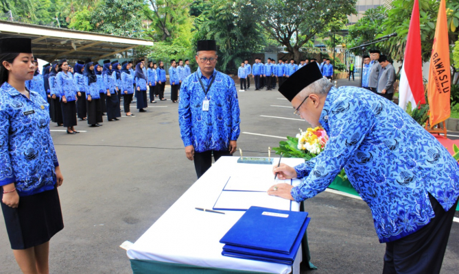 Bawaslu RI melantik 263 CPNS Bawaslu Angkatan III Tahun 2018