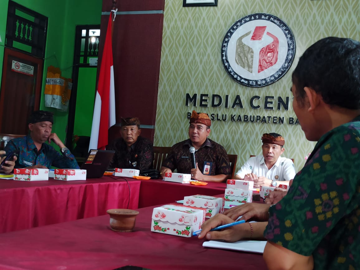 Kordiv Penindakan Pelanggaran Bawaslu Bali Menghadiri Rapat Pembentukan Sentra Penegakan Hukum Terpadu Tahun 2020 Bawaslu Kabupaten Bangli