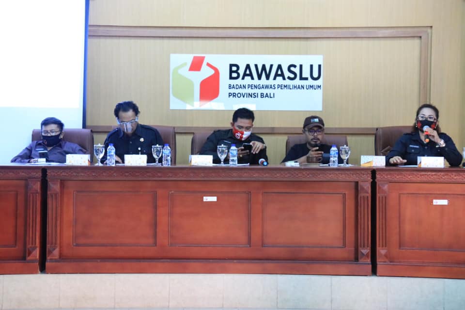 Rapat Koordinasi Penyusunan Pelaksanaan Pengawasan Tahapan Pemutakhiran Data Pemilih Pilkada serentak tahun 2020