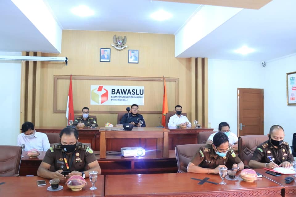 Rapat Koordinasi Nasional daring Sentra Gakkumdu Pemilihan Gubernur, Bupati, dan Walikota Tahun 2020 