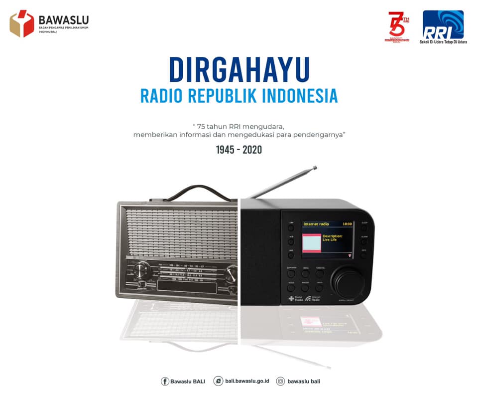 Dirgahayu Radio Republik Indonesia yang ke - 75