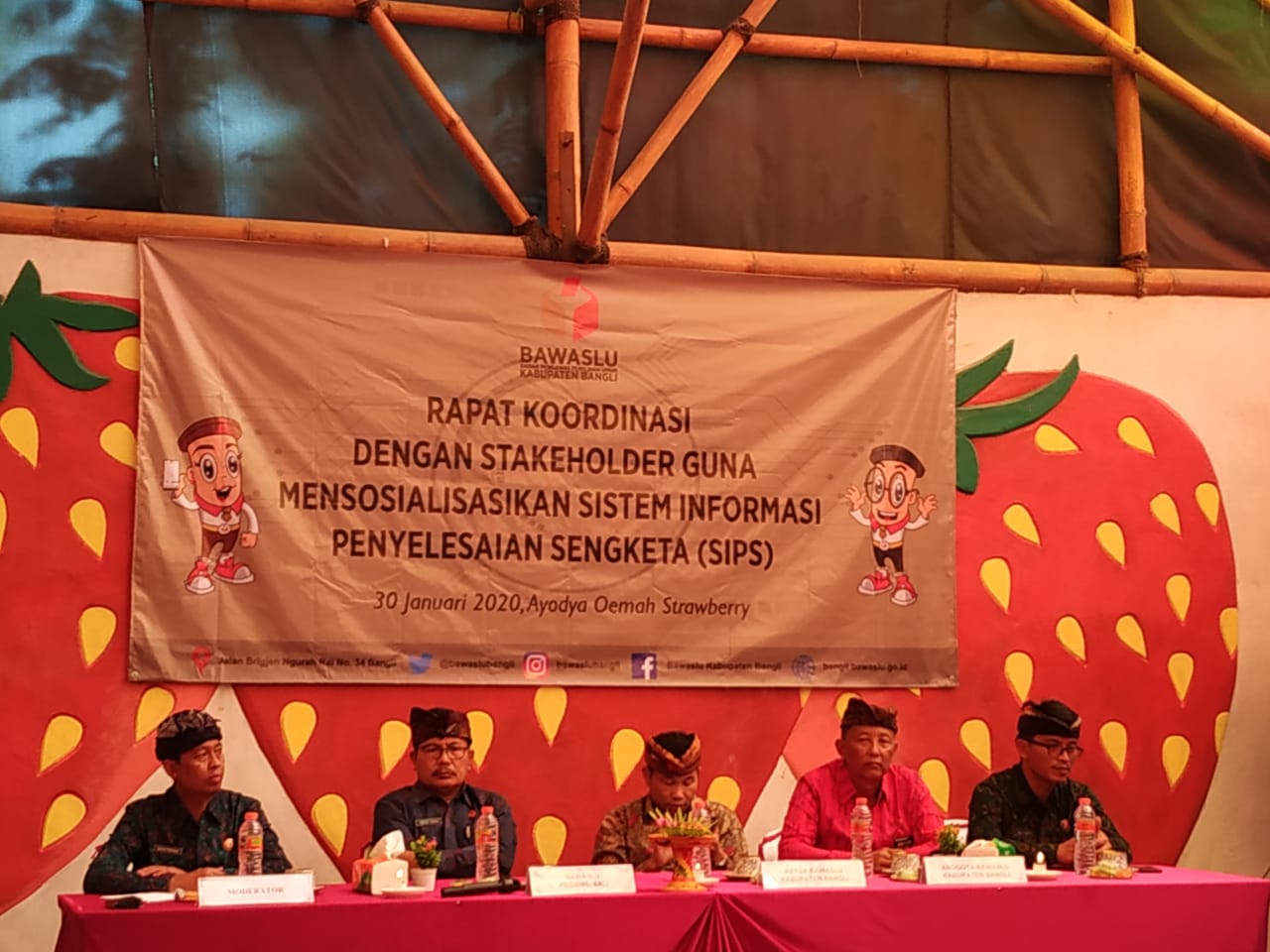 Sosialisasi Sistem Informasi Penyelesaian Sengketa (SIPS) Bawaslu Bangli