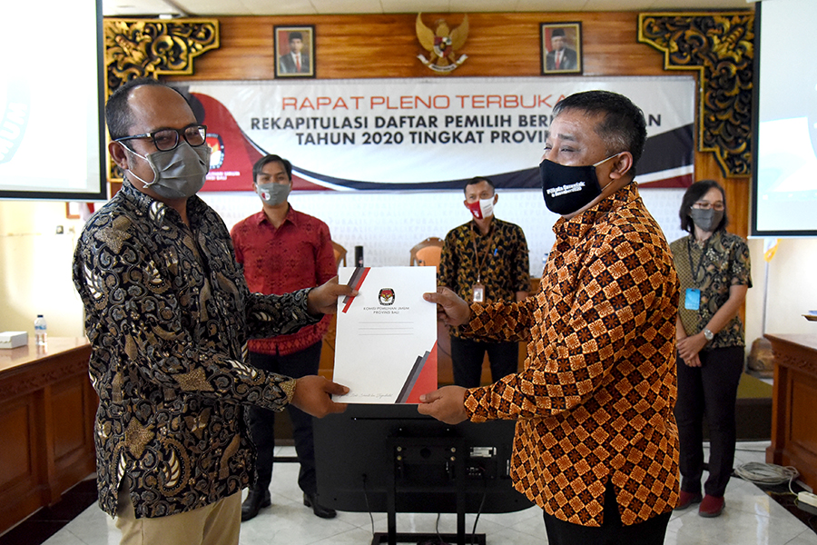 Rapat Pleno Terbuka Rekapitulasi Daftar Pemilih Berkelanjutan Triwulan II Tahun 2020