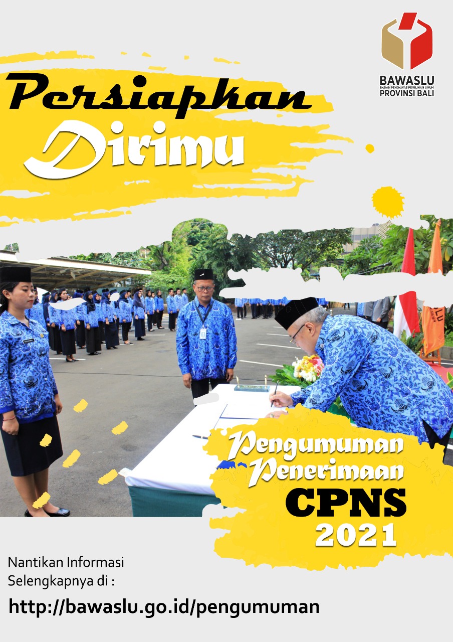 Bawaslu kembali membuka formasi CPNS 2021