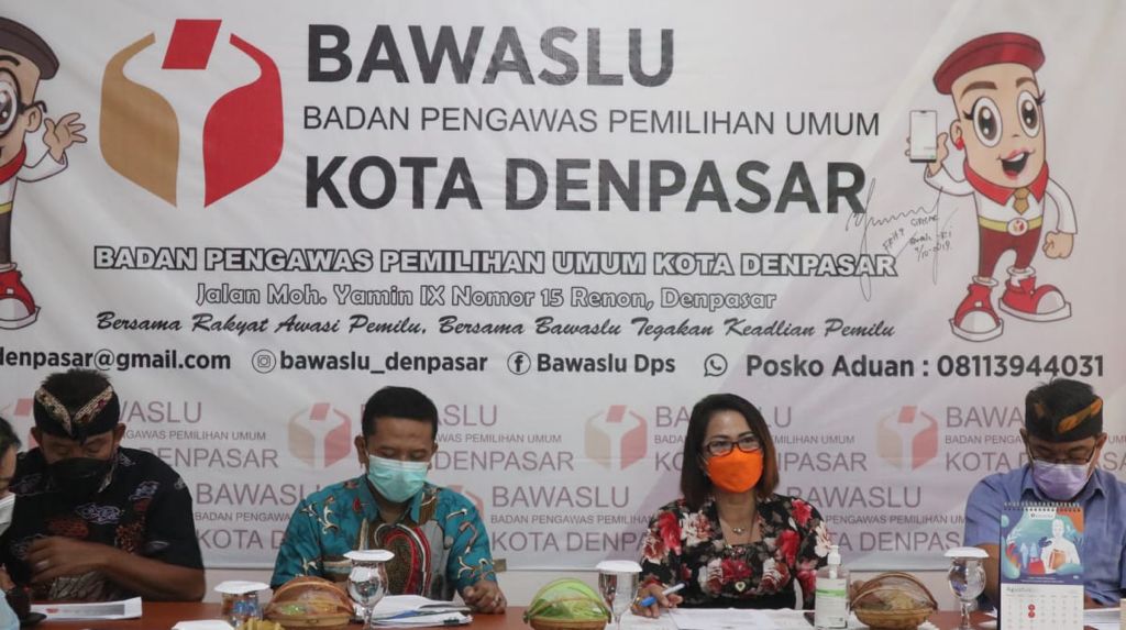 Monitorin Dan Evaluasi BDP, Bawaslu Denpasar Nihil Barang Dugaan Pelanggaran