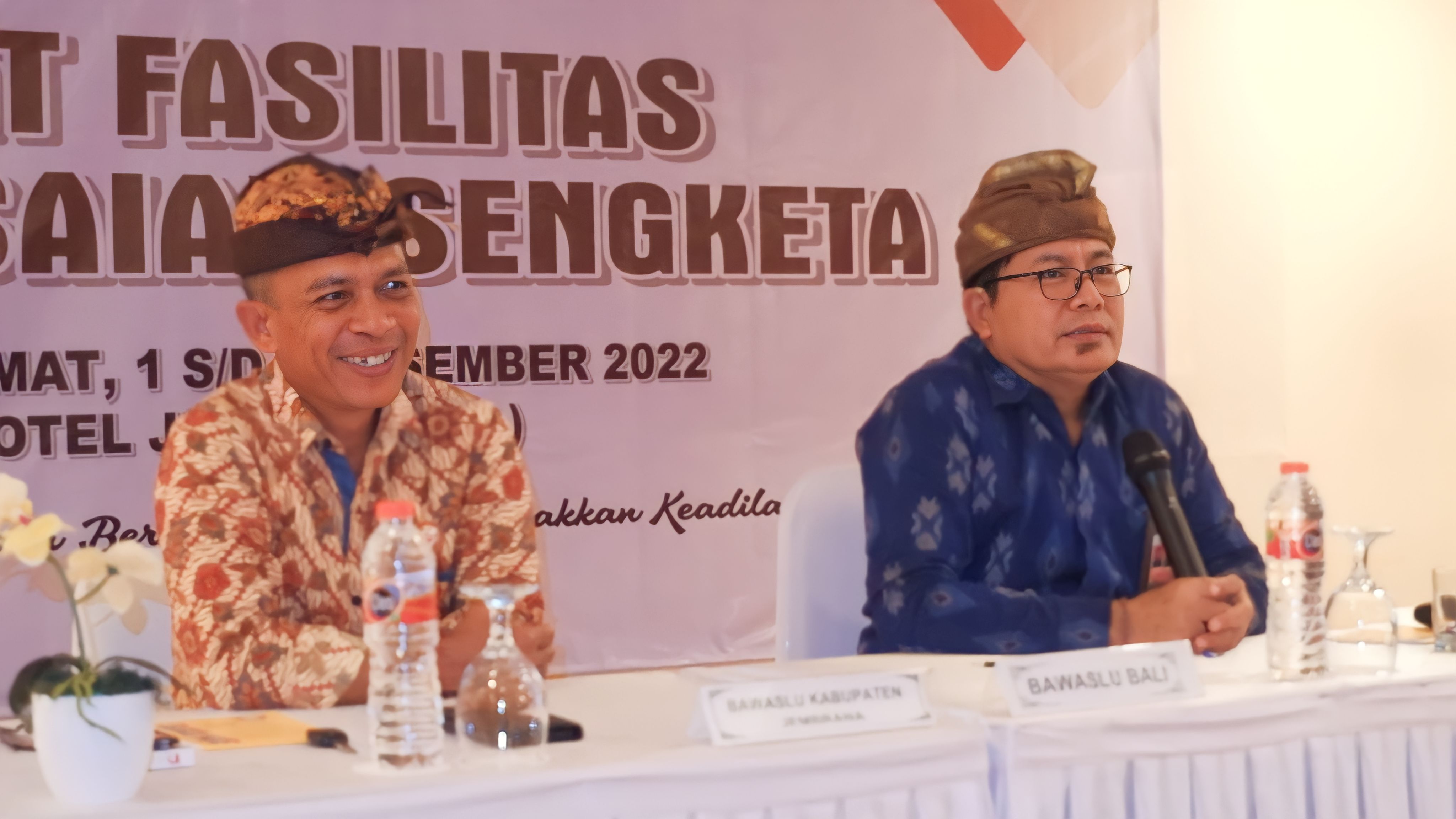 Rudia Berikan Edukasi Penyelesaian Sengketa Pemilu Kepada Panwaslu Kecamatan se-Kabupaten Jembrana