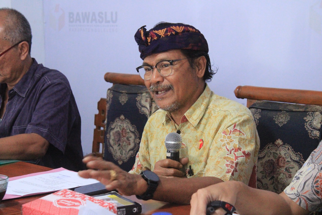 Persiapan Pengawasan Verifikasi Administrasi Dan Faktual, Sunadra Ingatkan Bawaslu Buleleng Lakukan Pemetaan Potensi Sengketa