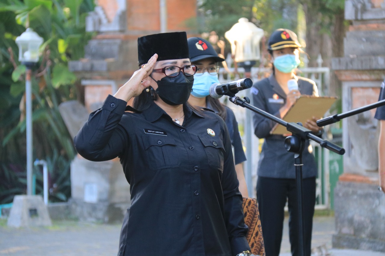 Bawaslu Bali Laksanakan Apel Pagi Untuk Sinergitas Jajaran