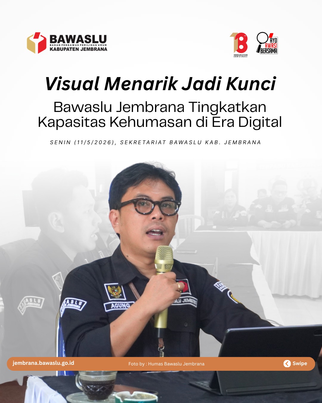 Kordiv HP2H, Agung Bagus Wirahadi narasumber kegiatan