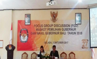 Bawaslu Bali Hadiri FGD Maskot Pilgub 2018