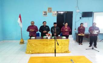 Bawaslu Kabupaten Klungkung Melantik Anggota PAW Panwaslu Kecamatan Banjarangkan dan Kecamatan Dawan