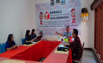 Bawaslu Provinsi Bali Melakukan Supervisi Ke Bawaslu Kota Denpasar Terkait Perbaikan Laporan Komprehensif