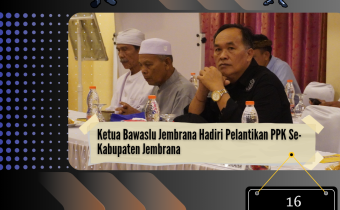 Ketua Bawaslu Jembrana Hadiri Pelantikan PPK Se-Kabupaten Jembrana