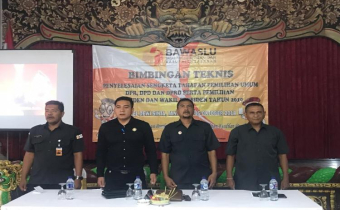 Bimbingan Teknis Penyelesaian Sengketa Tahapan Pemilu  Tahun 2019