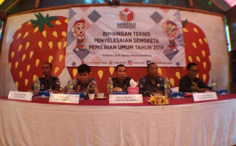 Demi Meningkatkan Pemahaman Panwascam, Bawaslu Bangli Mengadakan Bimtek Proses Penyelesaian Sengketa Pemilu Tahun 2019