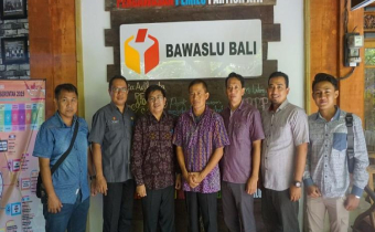 Kunjungan Badan Intelijen Keamanan Mabes Polri ke Bawaslu Bali