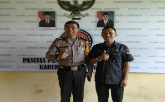 Kunjungan Kapolres Karangasem ke Panwaslu Kabupaten Karangasem 