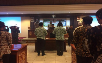 Pelantikan Panwascam dan Kepala Sekretariat se-Kabupaten Tabanan