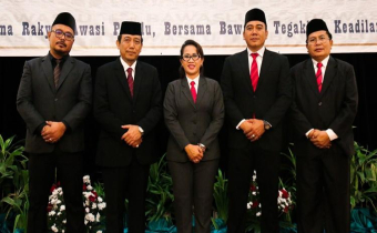 Pelantikan Pimpinan Bawaslu Provinsi Bali Periode 2018 – 2023