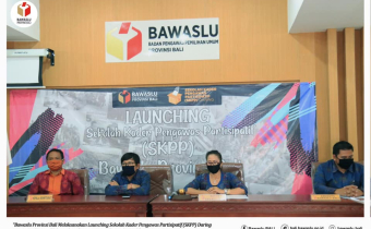 Launching SKPP Daring Bawaslu Provinsi Bali