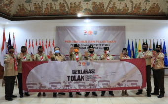 Bawaslu Bali bersama Kwarda Bali Deklarasi TOLAK POLITIK UANG, POLITISASI SARA dan HOAX