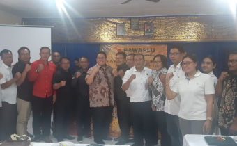 Kordiv Penyelesaian Sengketa Bawaslu RI Rahmat Bagja Hadir di Bawaslu Jembrana