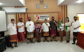 Bawaslu Provinsi Bali menerima Audiensi dari DPW Partai Bulan Bintang Provinsi Bali