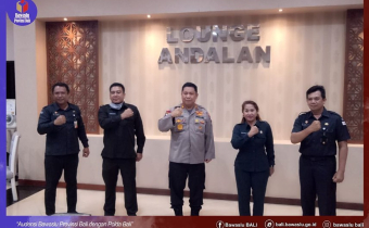 Audensi antara Bawaslu Provinsi Bali dengan Polda Bali terkait Pengawasan Tahapan Pilkada Serentak Tahun 2020