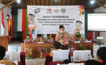 USAI DILANTIK, SAKA ADHYASTA BAWASLU KABUPATEN BANGLI RANCANG PROGRAM SAKA