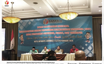 Bawaslu Provinsi Bali Menghadiri Kegiatan Rapat Koordinasi Nasional Implementasi Sistem Informasi Penyelesaian Sengketa Pada Pemilihan Gubernur, Bupati dan Walikota Tahun 2020