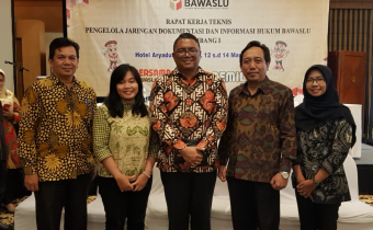 Bawaslu Bali Hadiri Kegiatan Rapat Kerja Teknis Pengelola Jaringan Dokumentasi Dan Informasi Hukum Bawaslu Gelombang I