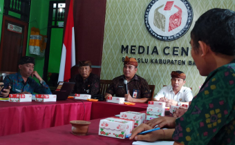Kordiv Penindakan Pelanggaran Bawaslu Bali Menghadiri Rapat Pembentukan Sentra Penegakan Hukum Terpadu Tahun 2020 Bawaslu Kabupaten Bangli
