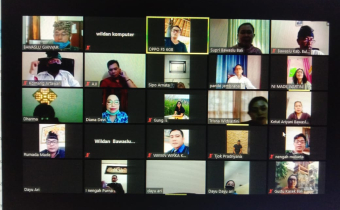 Pemantauan dan Pengarahan Ketua dan Anggota Bawaslu Bali dan Kepala Sekretariat Bawaslu Bali kepada Ketua dan Koordinator Divisi SDM Bawaslu Kabupaten / Kota se- Bali secara Daring / Online