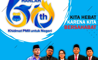 Ucapan Selamat dari Bawaslu Provinsi Bali atas Harlah PMII ke 60 tahun