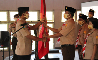 Ketua Bawaslu Provinsi Bali menghadiri Pelantikan Pengurus Saka Adhyasta Pemilu Kwartir Cabang Buleleng