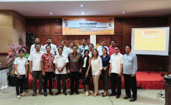 Dewa Wiarsa Raka Sandi Menghadiri Kegiatan Sosialisasi Aplikasi Sistem Informasi Penyelesaian Sengketa (SIPS) dalam rangka Pemilihan Bupati dan Wakil Bupati Kabupaten Badung Tahun 2020