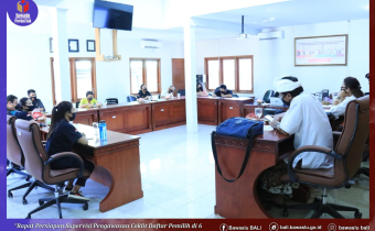 Jajaran Bawaslu Provinsi Bali siap melakukan pengawasan tahapan Coklit daftar pemilih di 6 Kabupaten/Kota