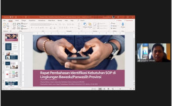 Rapat Pembahasan Identifikasi kebutuhan SOP di Lingkungan Bawaslu Provinsi